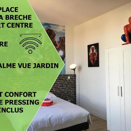 니오르 Le Marvel Centre La Breche Wifi Vue Jardin 아파트 외부 사진